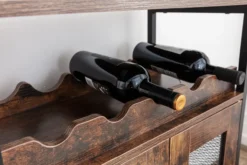 Weinbar-Schrank, ca. 60 x 34 x 79 cm - Braun