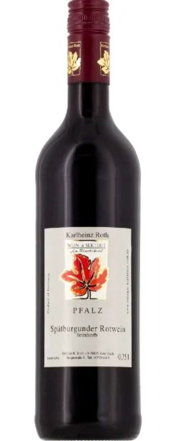 Weingut Karlheinz Roth & Sohn GbR Spätburgunder Rotwein QbA feinherb 2021