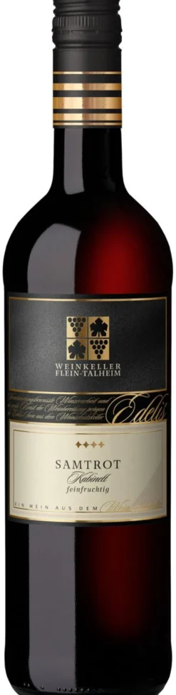 Weinkeller Flein-Talheim Samtrot Kabinett Feinfruchtig 0,750 Ltr. 6er Karton