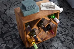 Weinregal KANOI Massiv Sheesham