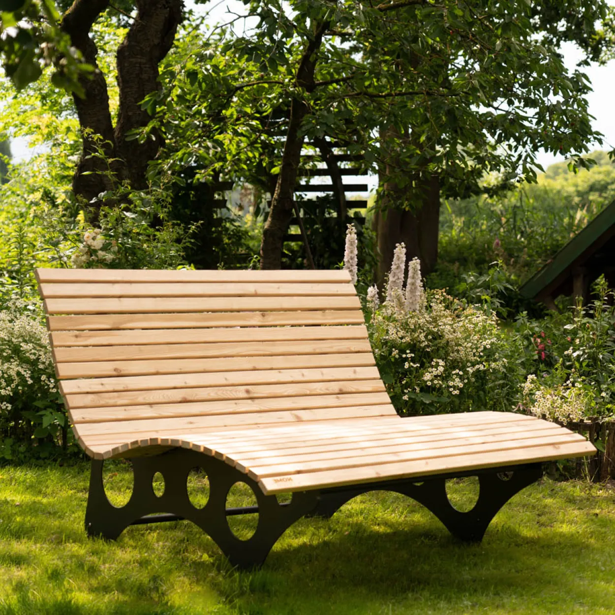 Wellenholzliege / Waldsofa TAIGA - Made in Germany