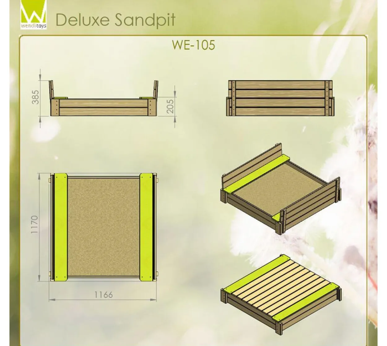 Wendi Toys Sandkasten Deluxe