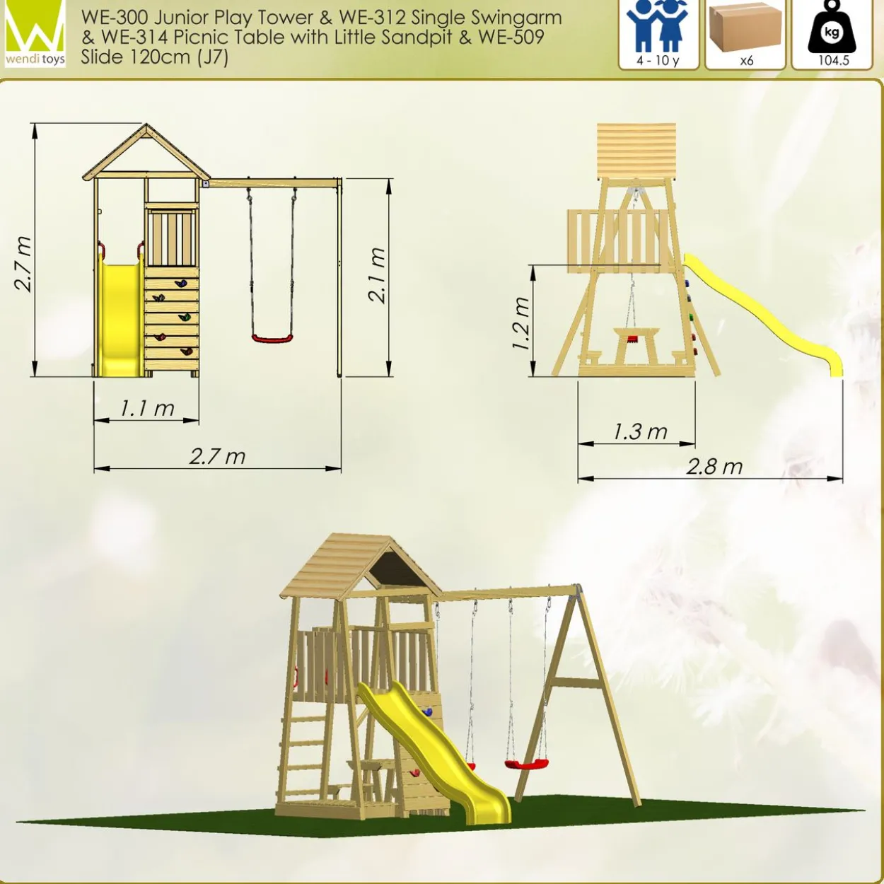 Wendi Toys Spielturm Pelikan