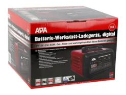 Werkstattladegerät digital 20A mit Starthilfe