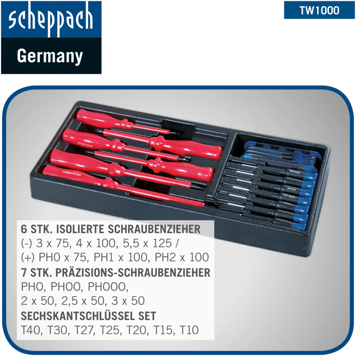 Werkstattwagen TW1000 263 tlg.