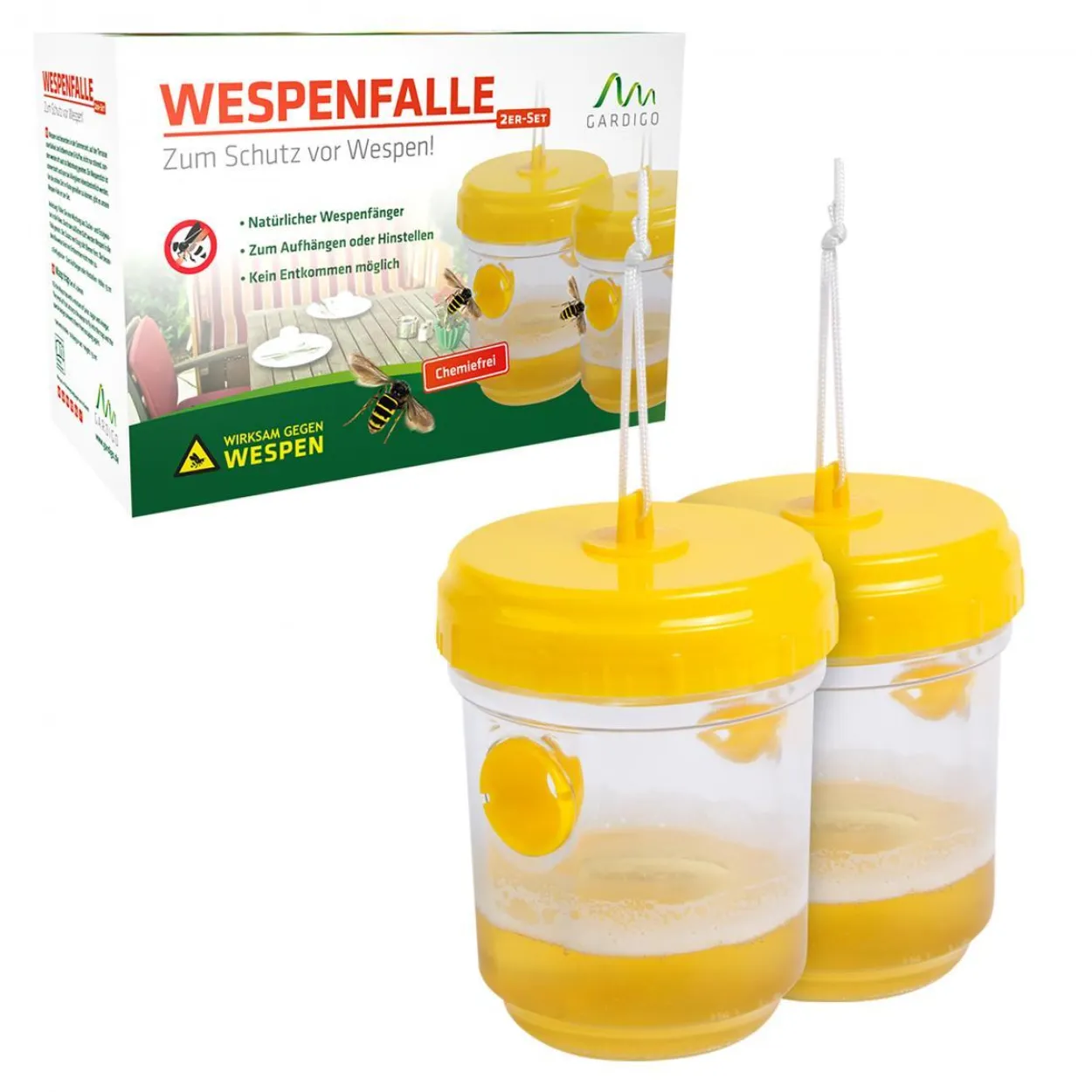 Wespenfalle 2er Set