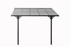 Westmann Aluminium Terrassendach Bruce schwarz 313x300 cm
