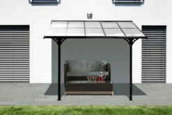 Westmann Aluminium Terrassendach Bruce schwarz 313x300 cm