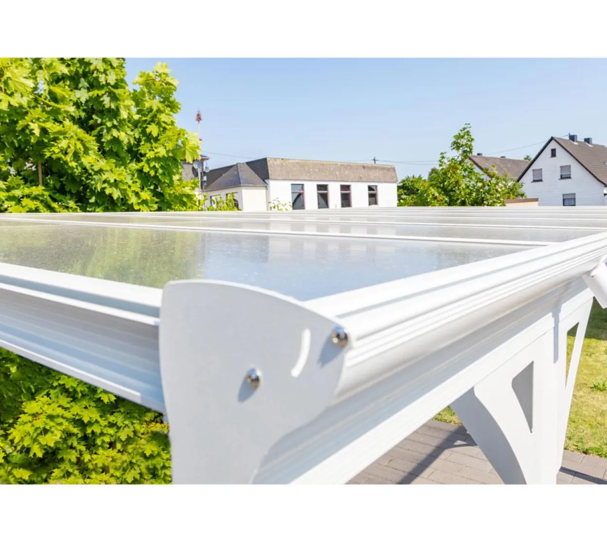 Westmann Carport Flachdach 15 m² weiss