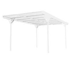 Westmann Carport Flachdach 15 m² weiss