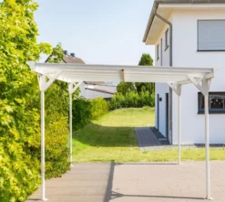 Westmann Carport Flachdach 15 m² weiss