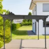 Westmann Carport Flachdach 15 m² anthrazit