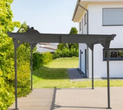 Westmann Carport Flachdach 15 m² anthrazit