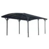 Westmann Carport Rundbogen 15 m² anthrazit
