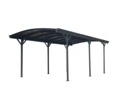 Westmann Carport Rundbogen 15 m² anthrazit