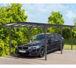 Westmann Carport Rundbogen 15 m² anthrazit