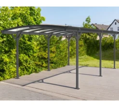 Westmann Carport Rundbogen 15 m² anthrazit