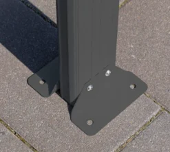 Westmann Carport Rundbogen 15 m² anthrazit