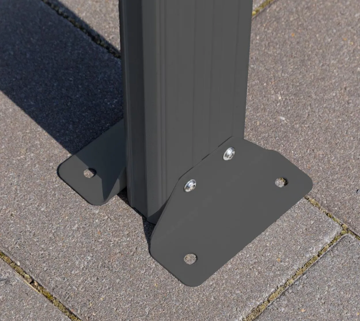 Westmann Carport Rundbogen 15 m² anthrazit