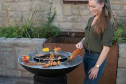 Westmann Grill, Plancha und Feuerplatte schwarz