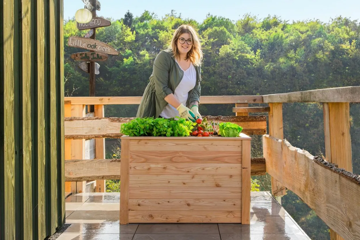 Westmann Hochbeet Lärche 100, 100x65x66 cm