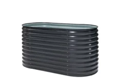 Westmann Metall Hochbeet Gartenbeet Grow Faster anthrazit 160x80x82cm