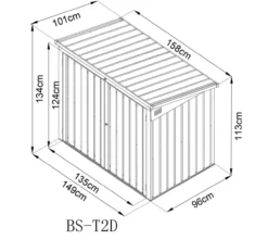 Westmann Mülltonnenbox 5x3