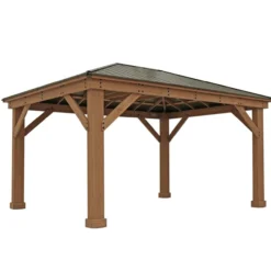 Westmann Premium Holzpavillon Devon 12x16 natur