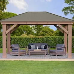 Westmann Premium Holzpavillon Devon 12x16 natur