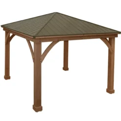 Westmann Premium Holzpavillon Devon 12x12 natur