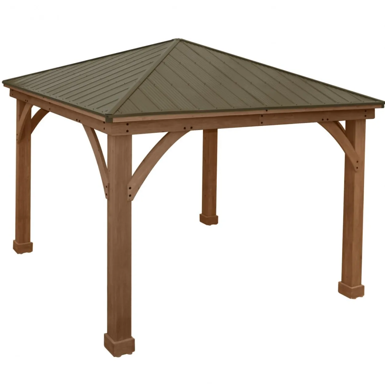 Westmann Premium Holzpavillon Devon 12x12 natur