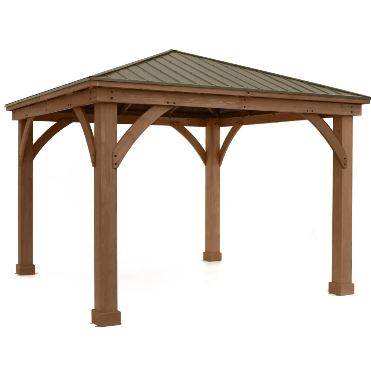 Westmann Premium Holzpavillon Devon 12x12 natur