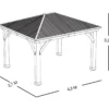 Westmann Premium Holzpavillon Devon 12x14 natur
