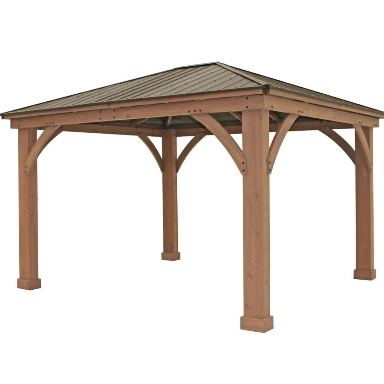 Westmann Premium Holzpavillon Devon 12x14 natur