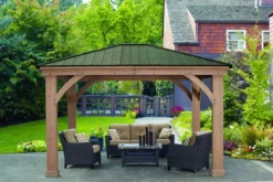 Westmann Premium Holzpavillon Devon 12x14 natur