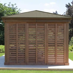 Westmann Premium Seitenwand für Holzpavillon Devon 12x12 und 12x14