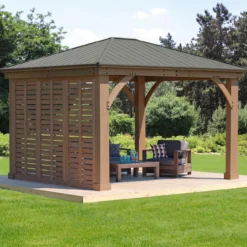 Westmann Premium Seitenwand für Holzpavillon Devon 12x12 und 12x14
