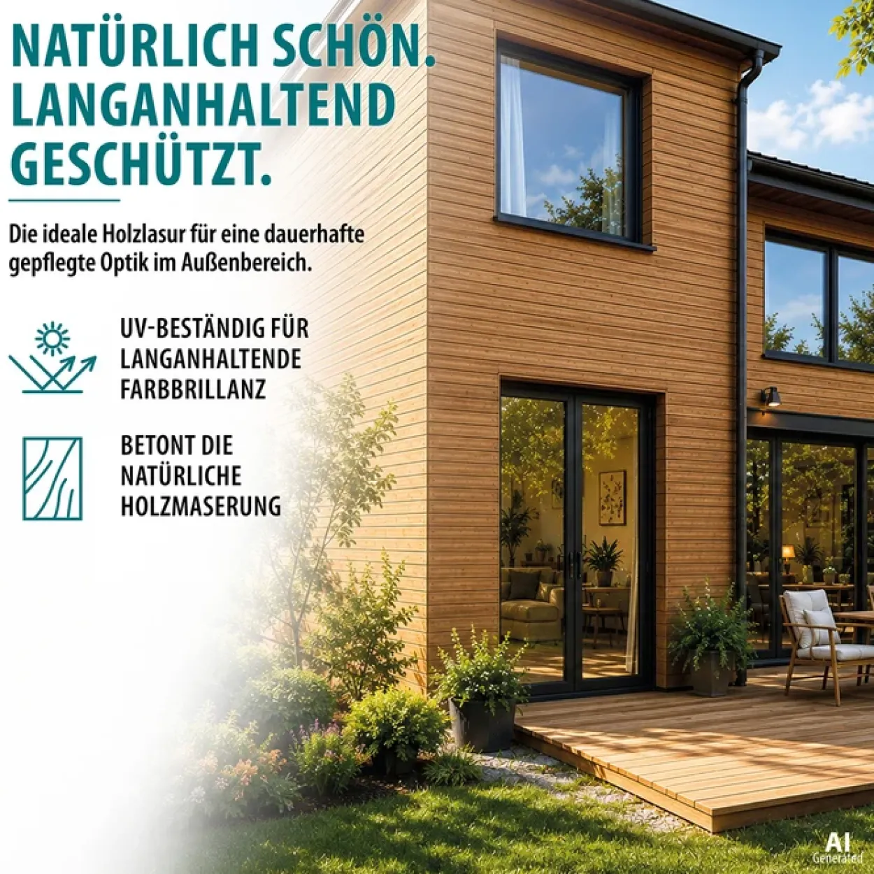 Wetterschutz-Holzgel Kastanie