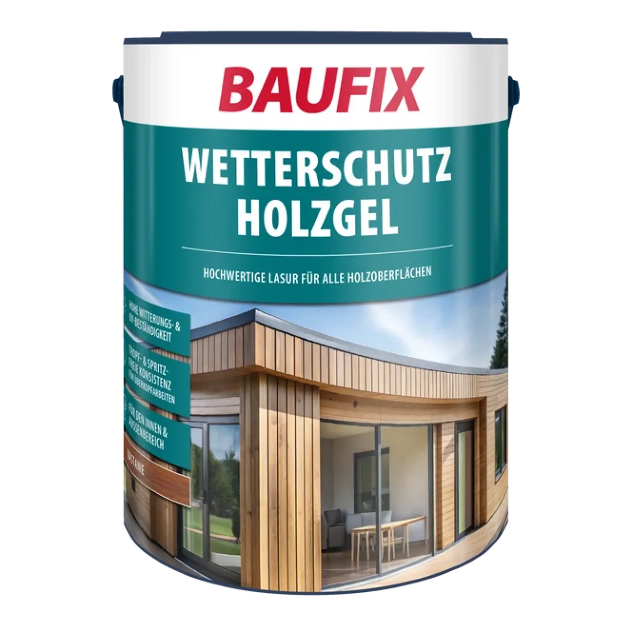 Wetterschutz-Holzgel Kastanie