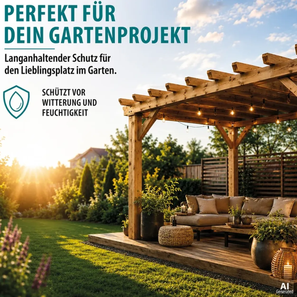 Wetterschutz-Holzgel Mahagoni