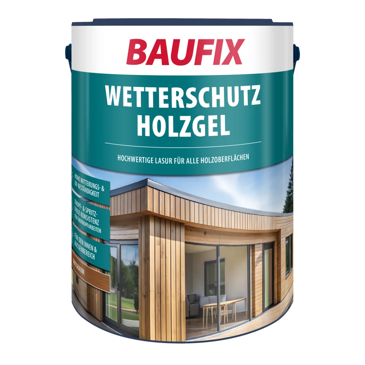 Wetterschutz-Holzgel Nussbaum