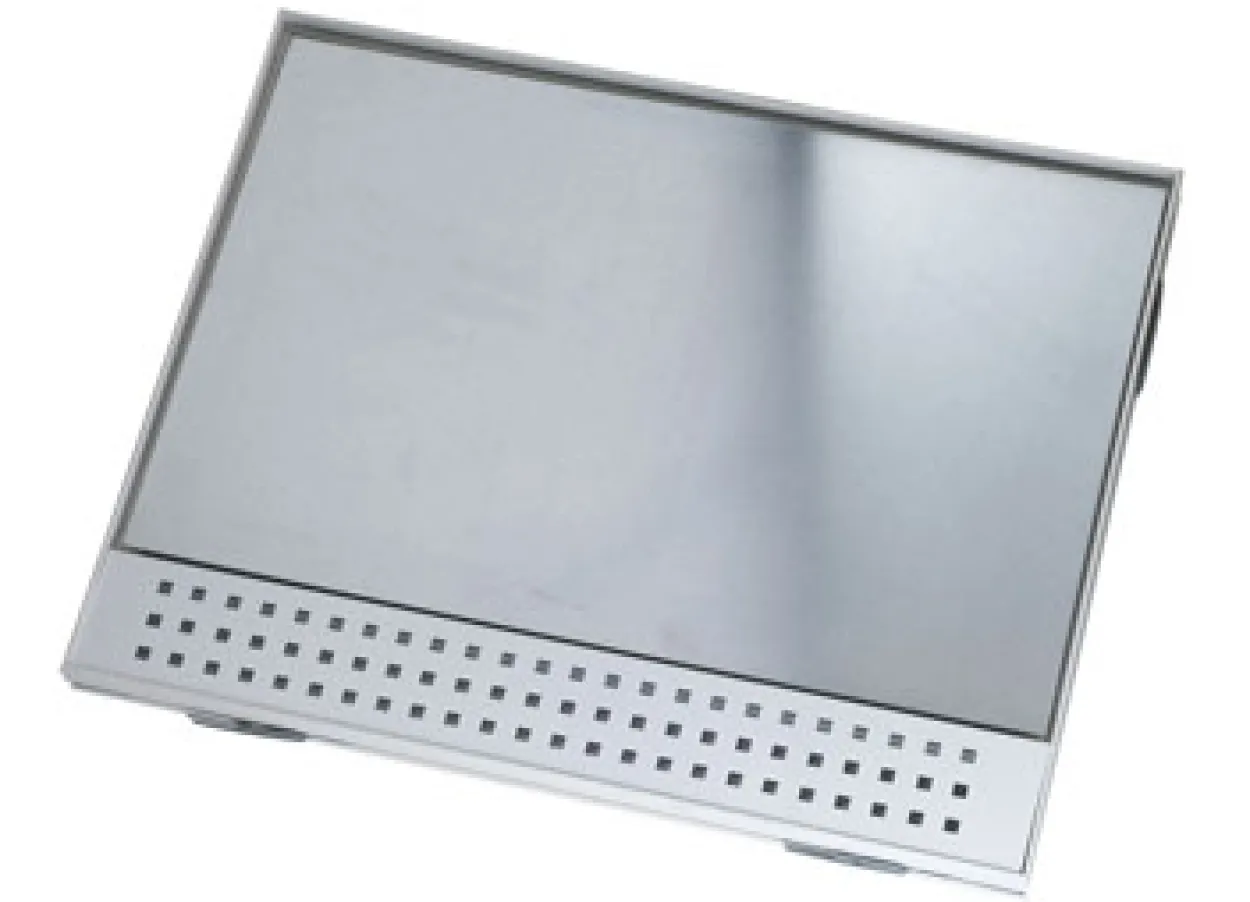 Whirlpoolrahmen PVC weiß 302x403 mit 7 cm Chrom Einlegeblech