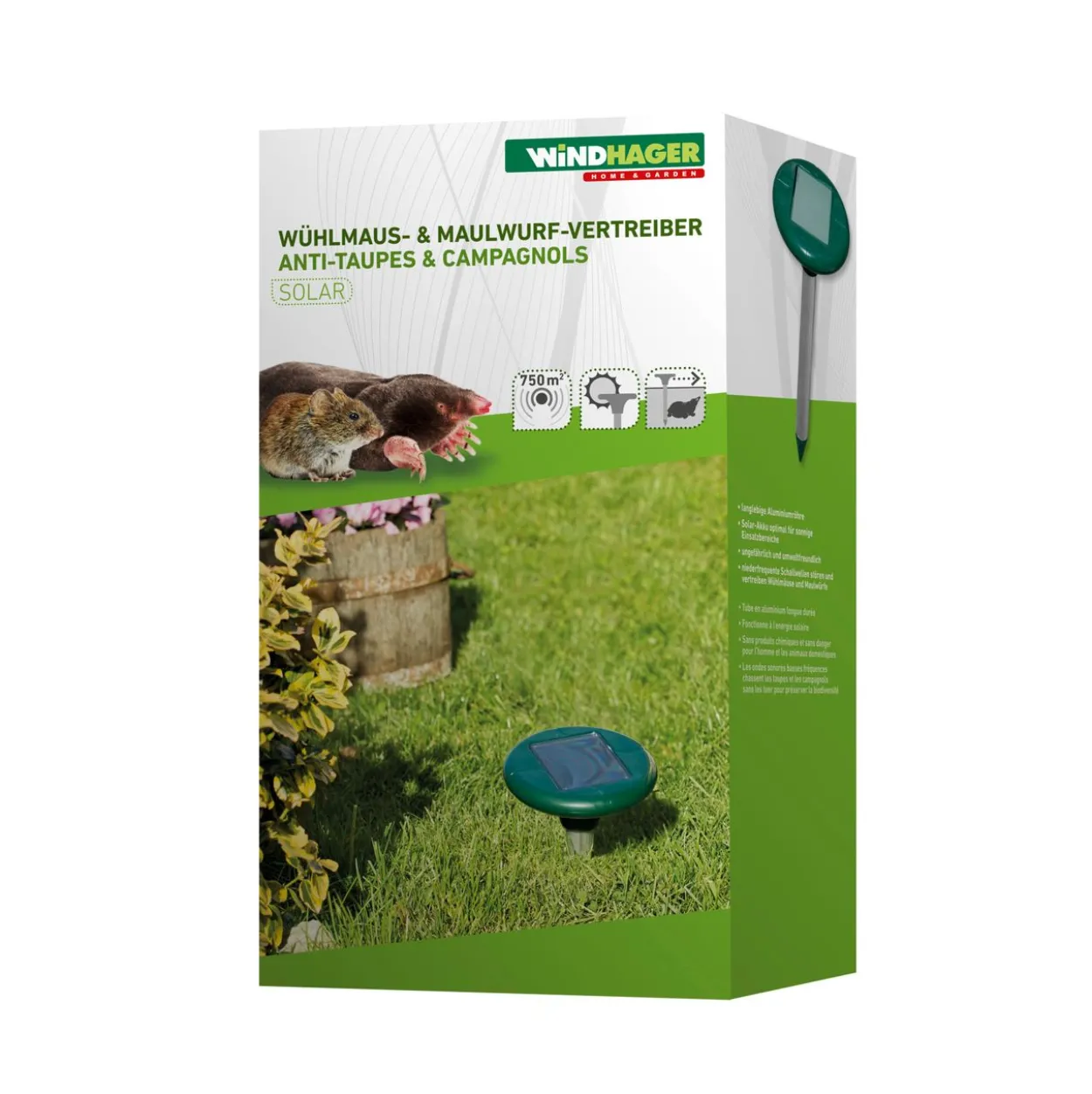 Wühlmaus-Vertreiber Solar 4 Star