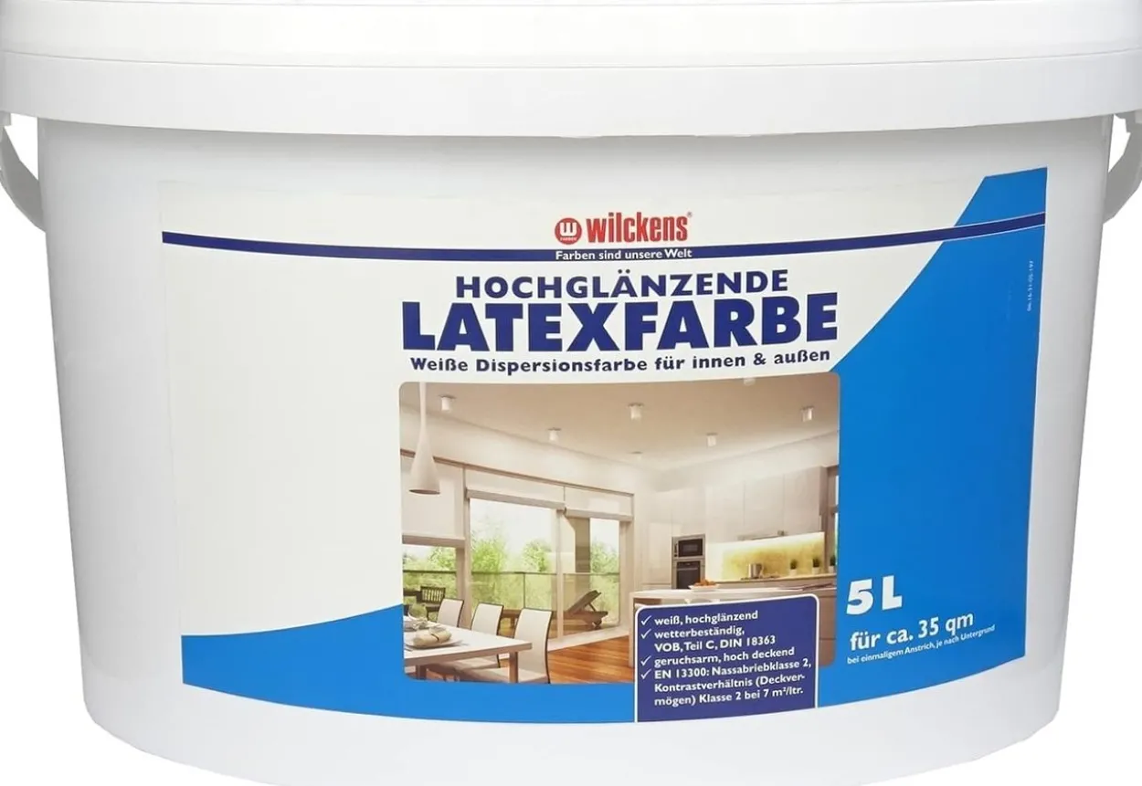Wilckens Latexfarbe hochglänzend 5l