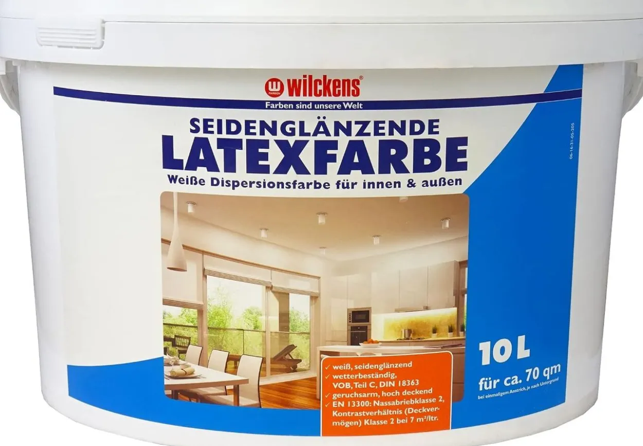 Wilckens Latexfarbe seidenglänzend 10l