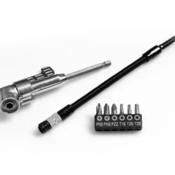 Winkelschraubvorsatz und flexibler Bit-Halter - 8tlg.