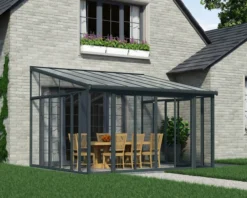 Wintergarten SanRemo 4X4.2 m in Grau
