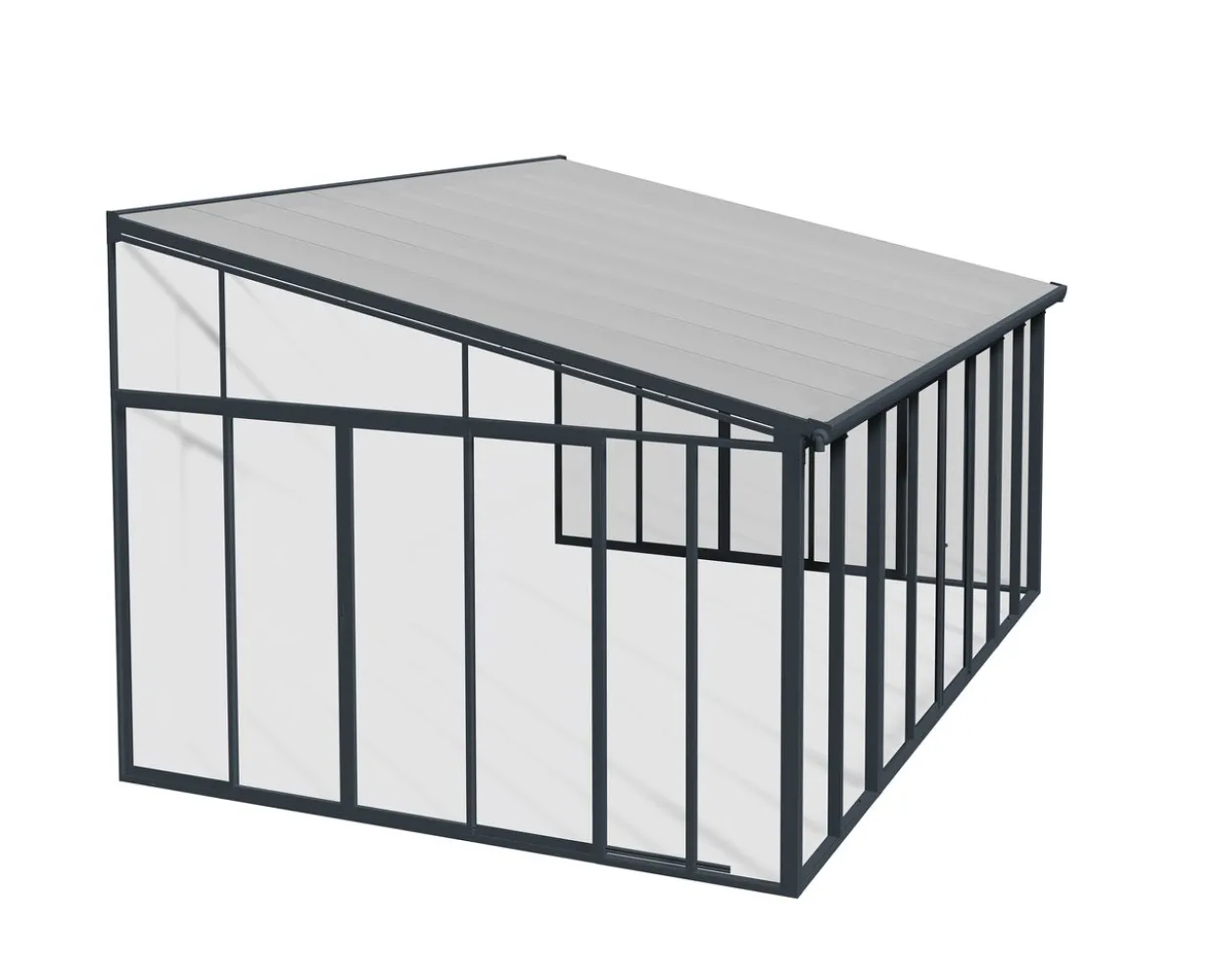 Wintergarten SanRemo 4X4.2 m in Grau