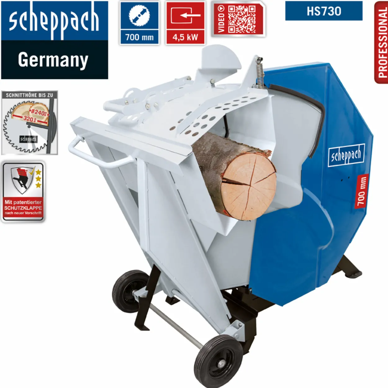 Wippkreissäge HS730, 400 V