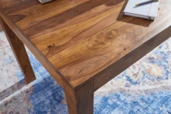 WOHNLING Design Esstisch Massiv 200 x 100 x 76 cm Sheesham Massivholz